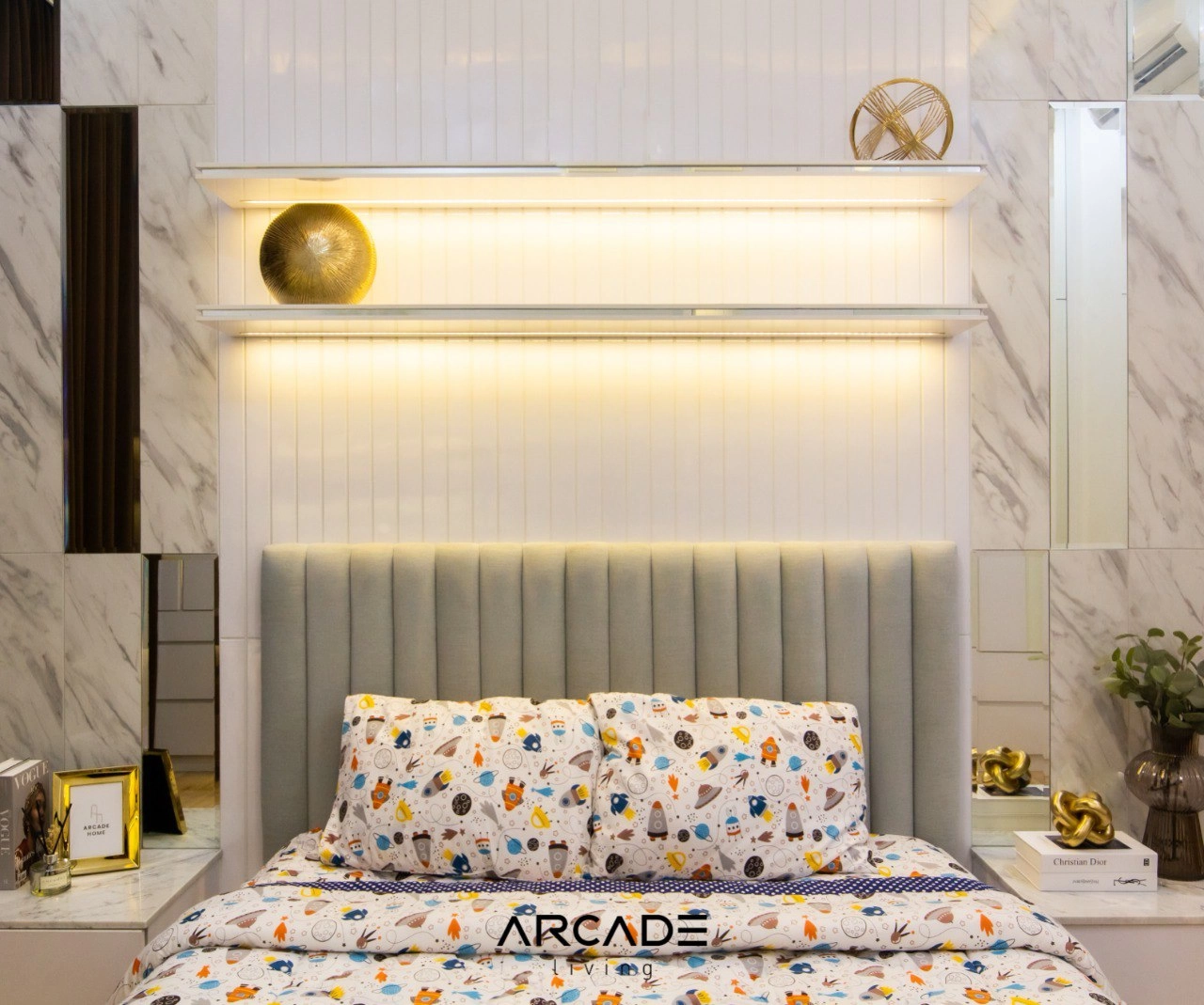 Kamar Tidur yang Menenangkan untuk Tidur Nyenyak: Arcade Living Menyajikan Ruang Tidur Impian Anda