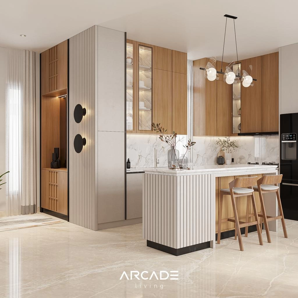 Jasa Desain Interior Dapur dengan Keindahan Fungsional:Ruangan Ideal oleh Arcade Living Bsd City